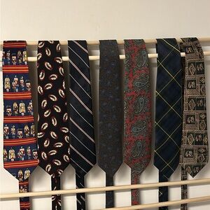 Stylish Men's Tie Set - Multicolor Patterns